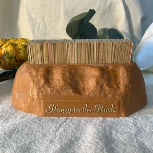 Honey in the Rock. Vintage Christian Bible verses.